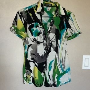 Express design studio short sleeve shirt/blouse